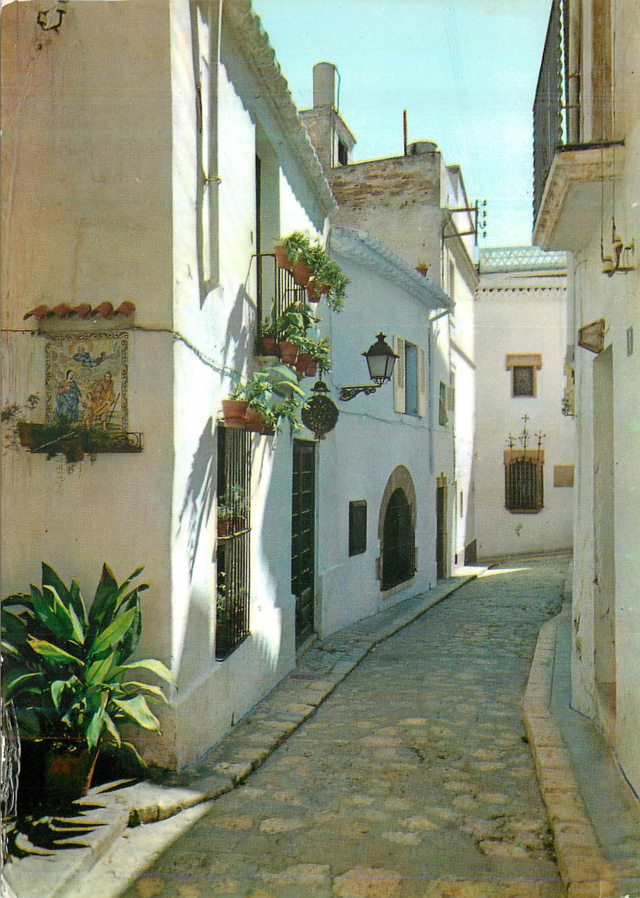 CPM Sitges Rue typique