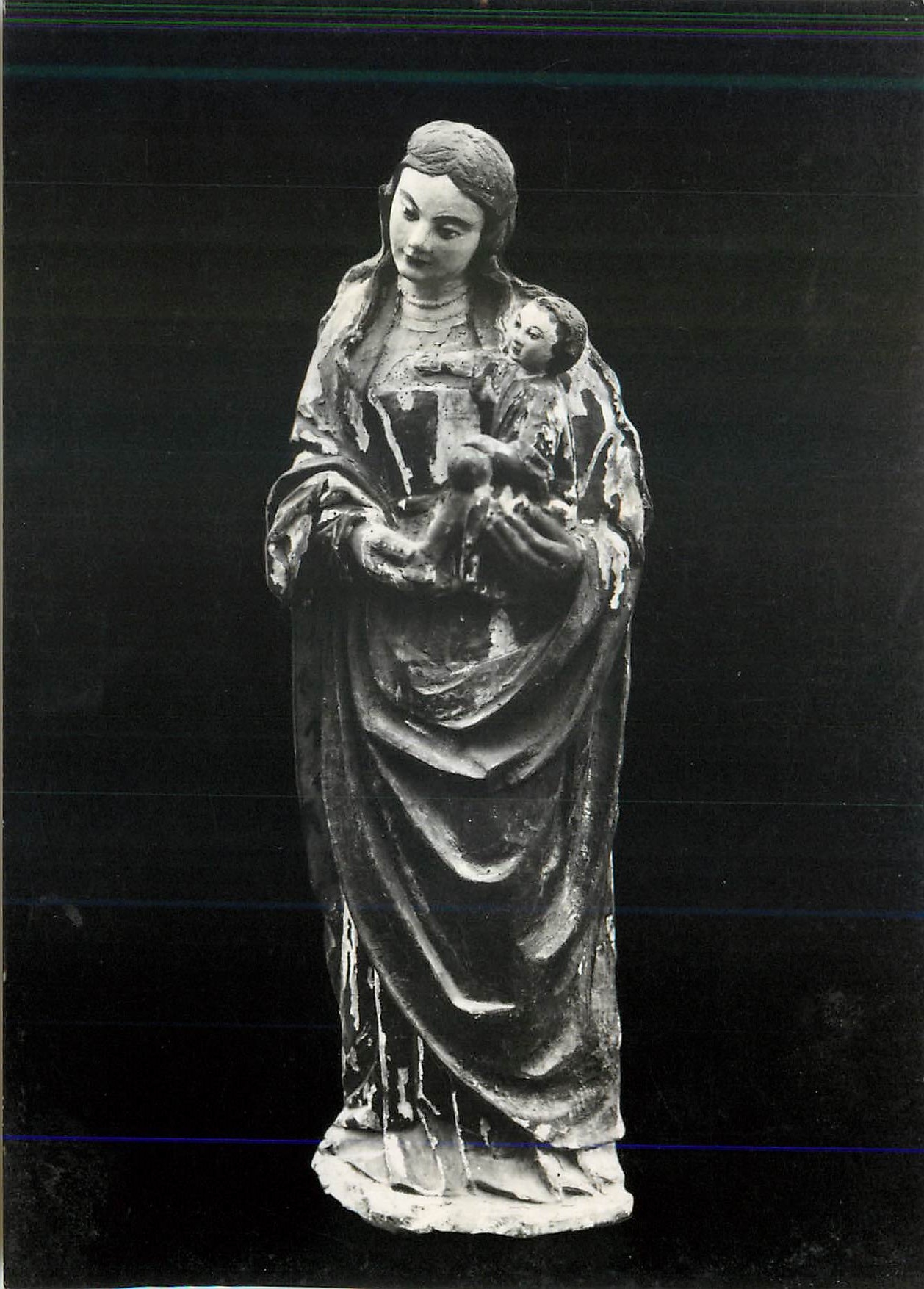 CPM Ronchamp (Hte Saone) Statue Miraculeuse de N D du Haul