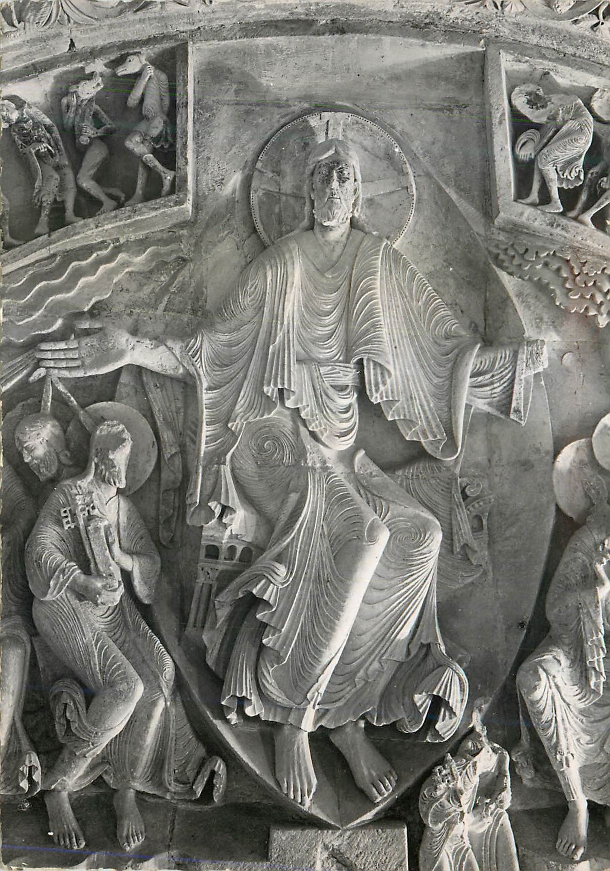 CPM Vezelay (Yonne) Eglise Abbatiale de la Madeleine (XIIe Siecle)