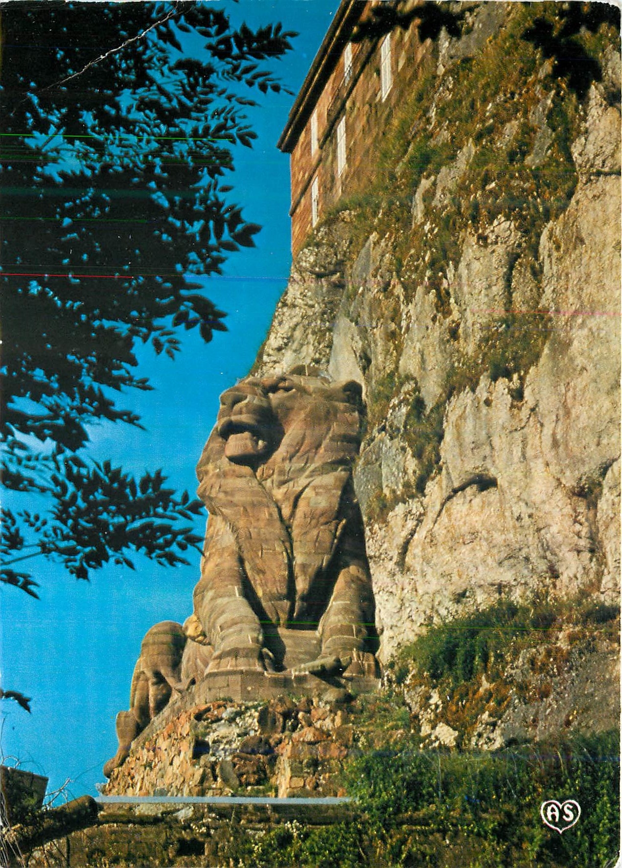 Le lion de Belfort — œuvre du sculpteur Bartholdi — Éditions As de Cœur