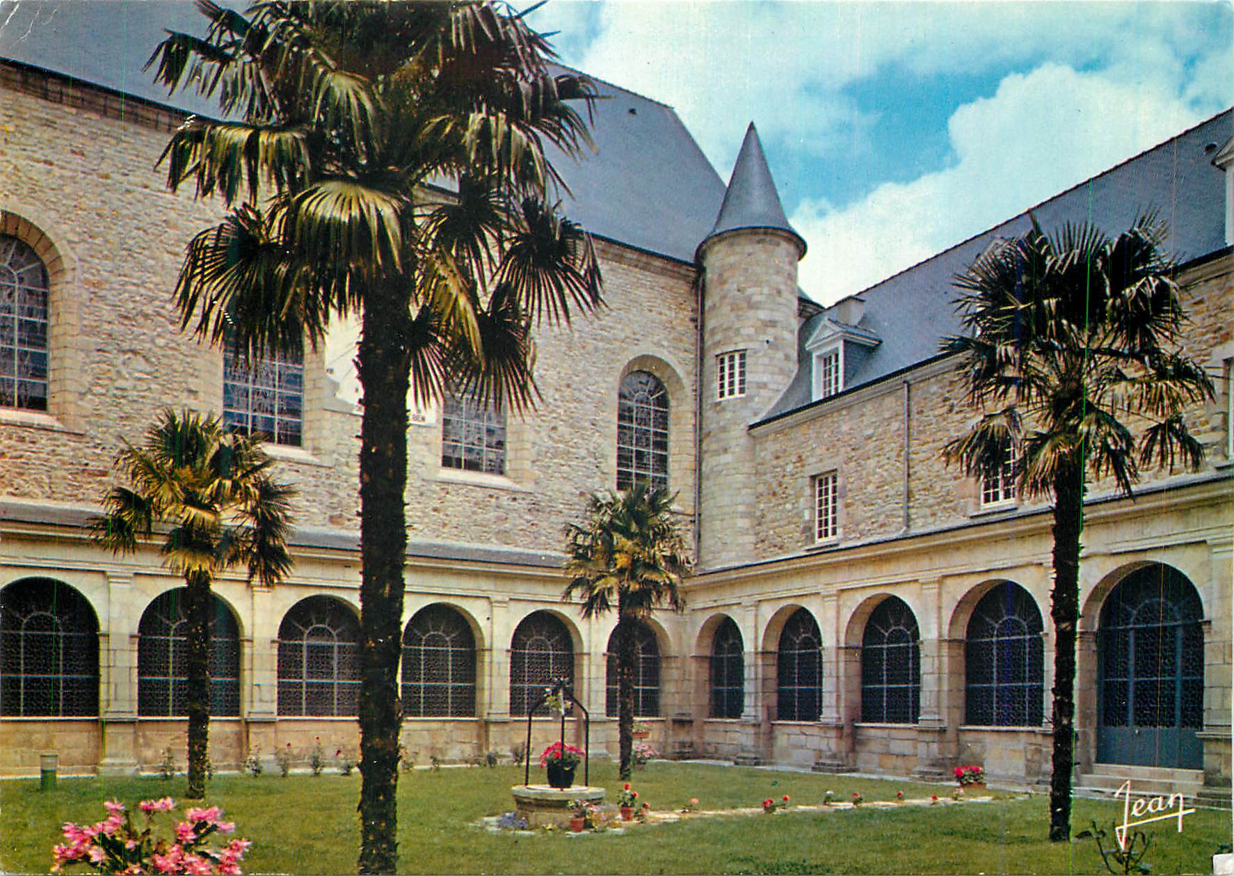 CPA Jardin du Cloitre de la Chartreuse d'Auray (XVIIe siecle) la Bretagne