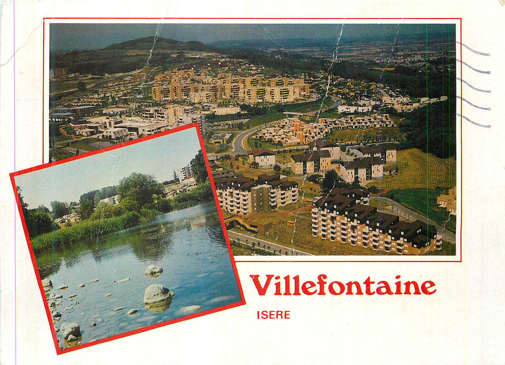 CPA Villefontaine (Isere) les Roches Vues Generales