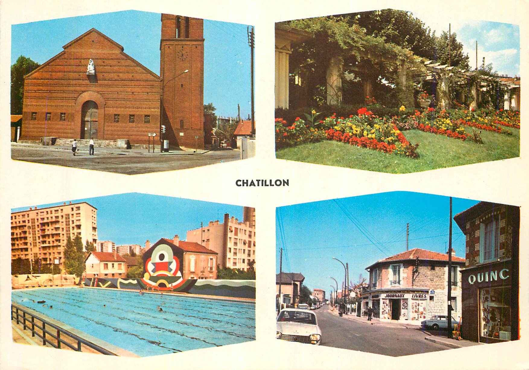 CPM Chatillon Images de France Divers Aspects de la Ville