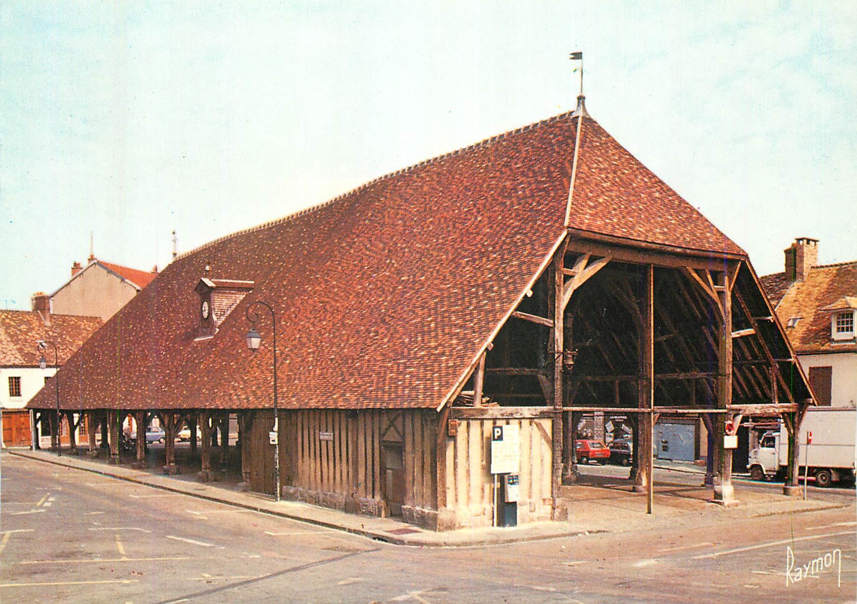 CPM Arpajon Images de France Les Halles du XVIIe S