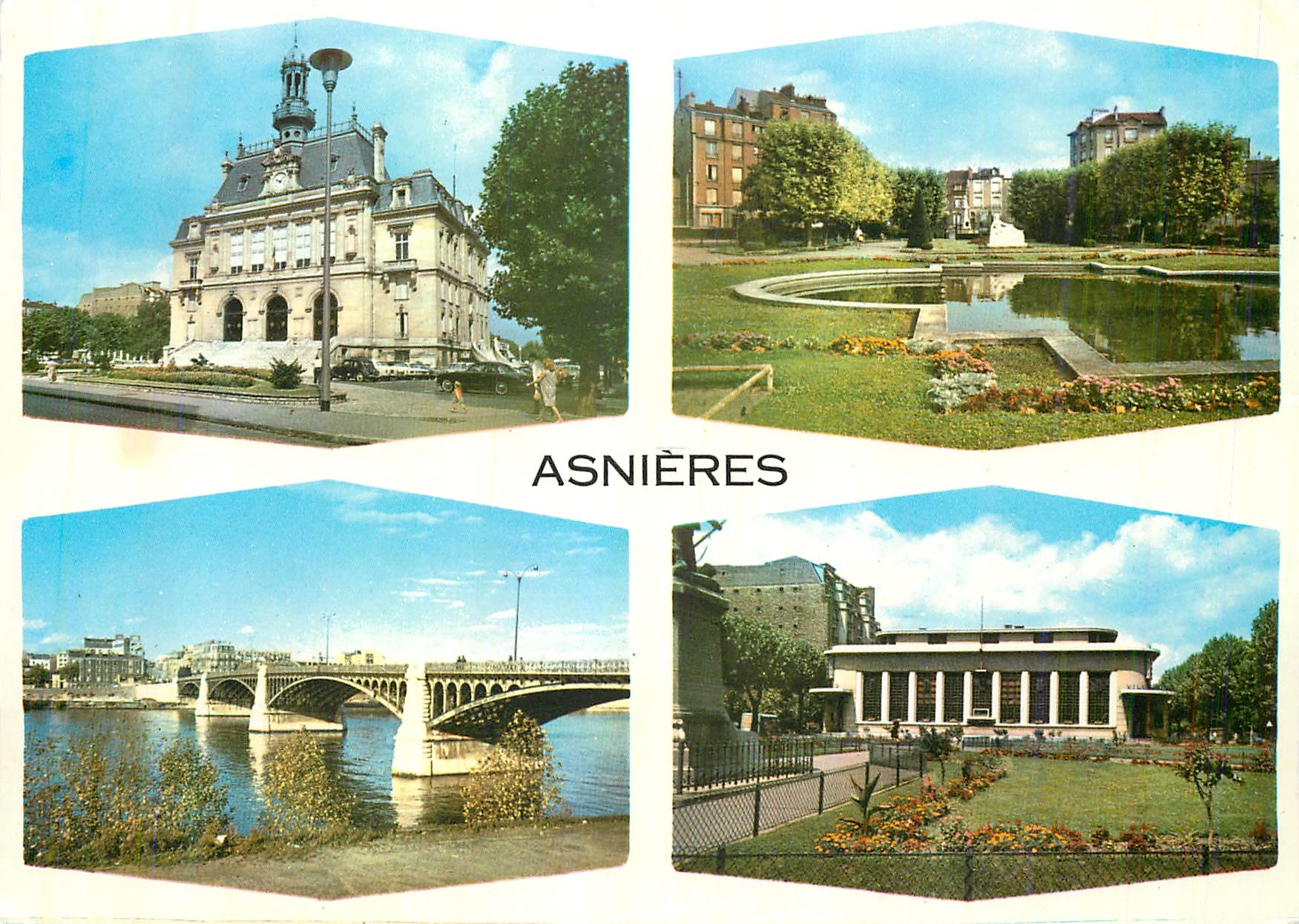 CPM Asnieres Images de France Divers aspects de la Ville