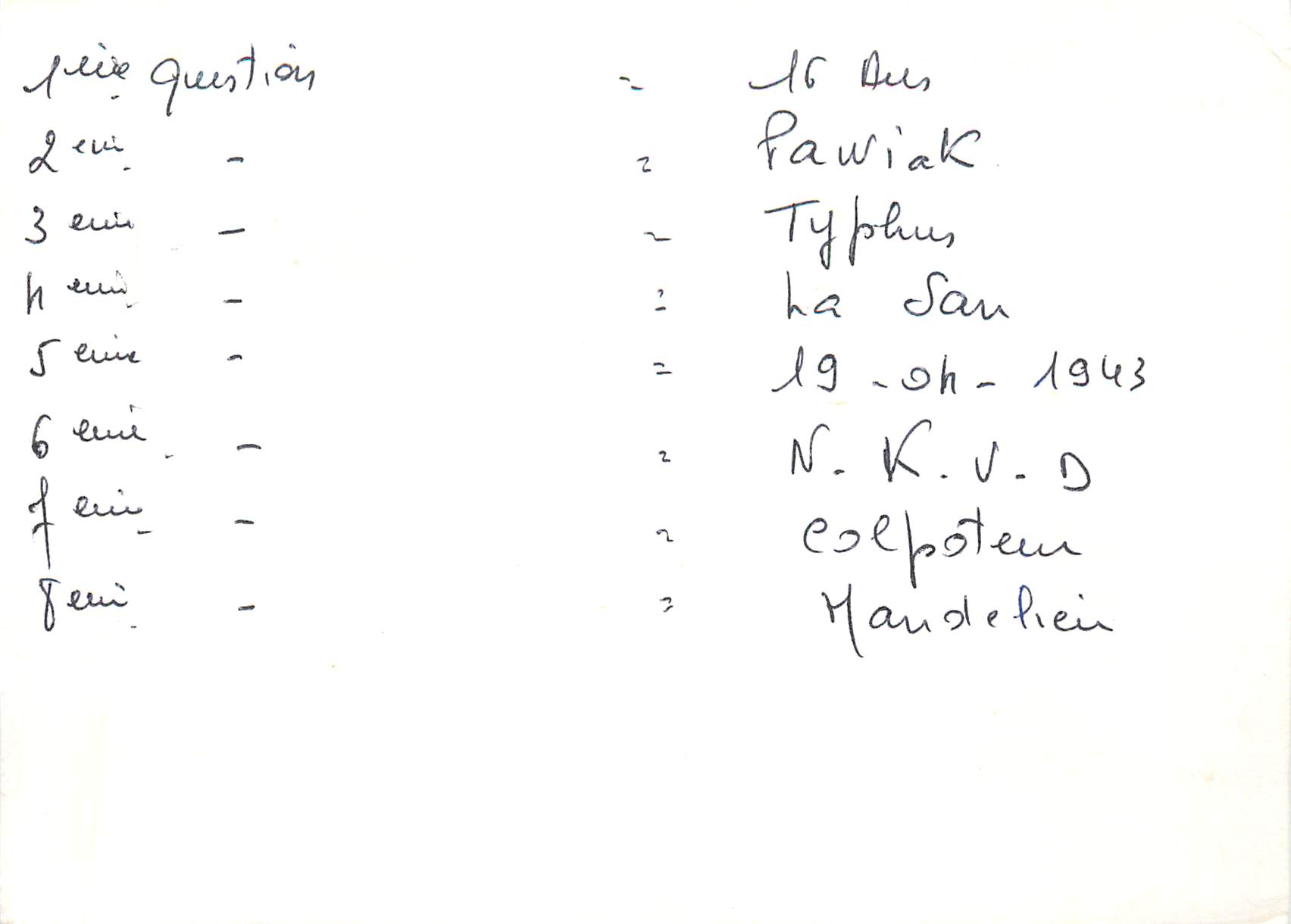 Carte Entier Marianne 1F70 Gorbie 1985 pour Grand Jeu Au nom de tous les miens — Rückseite