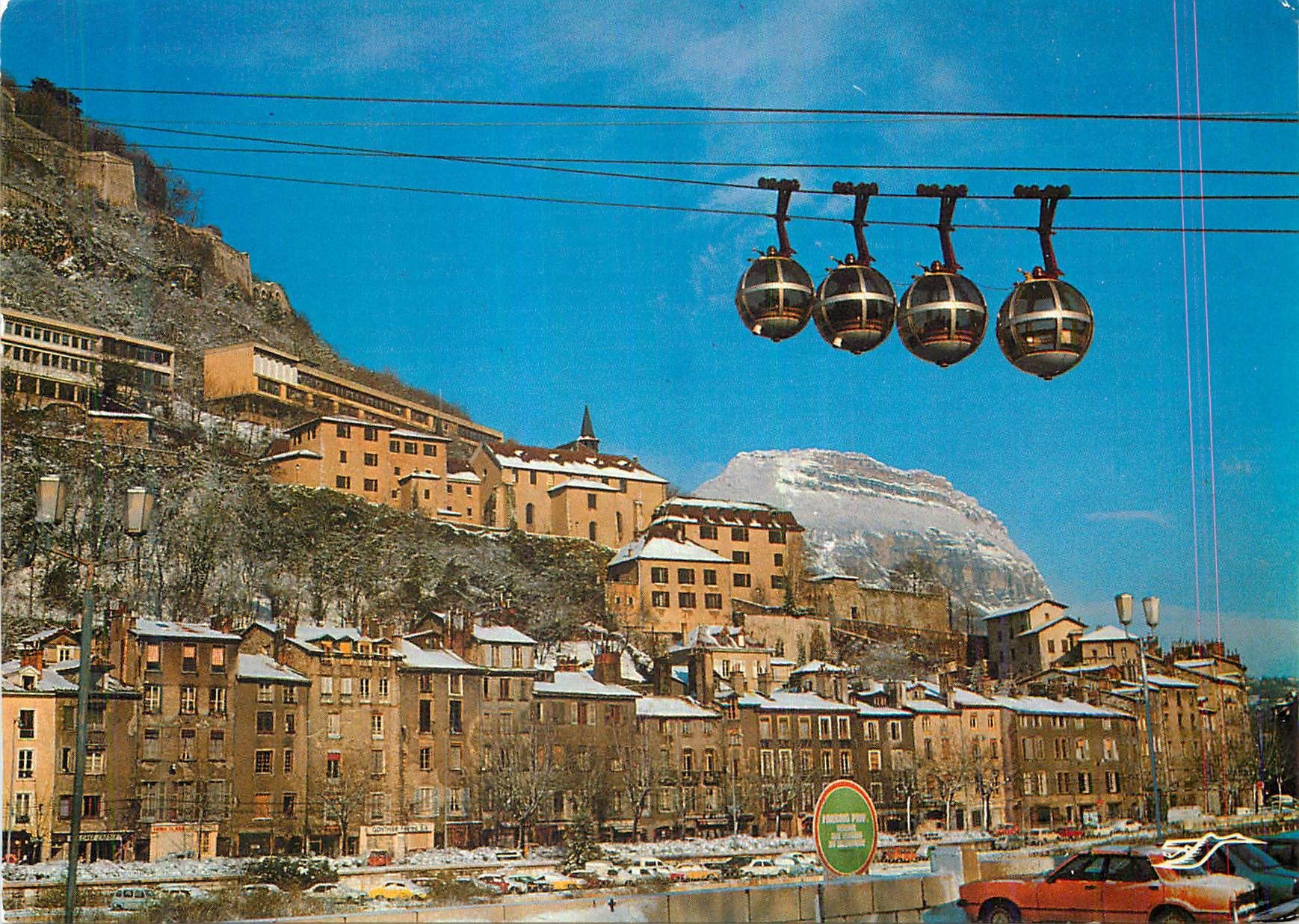 CPM Neige a Grenoble Teleferique de la Bastille