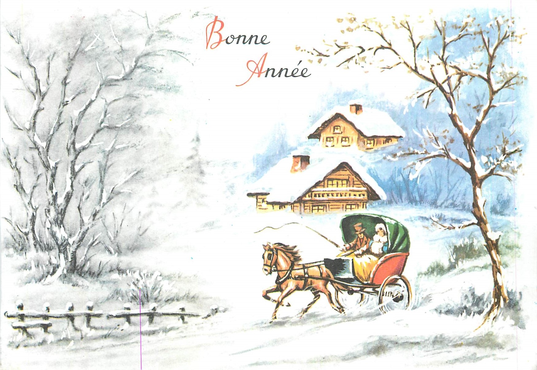CPM Bonne Annee