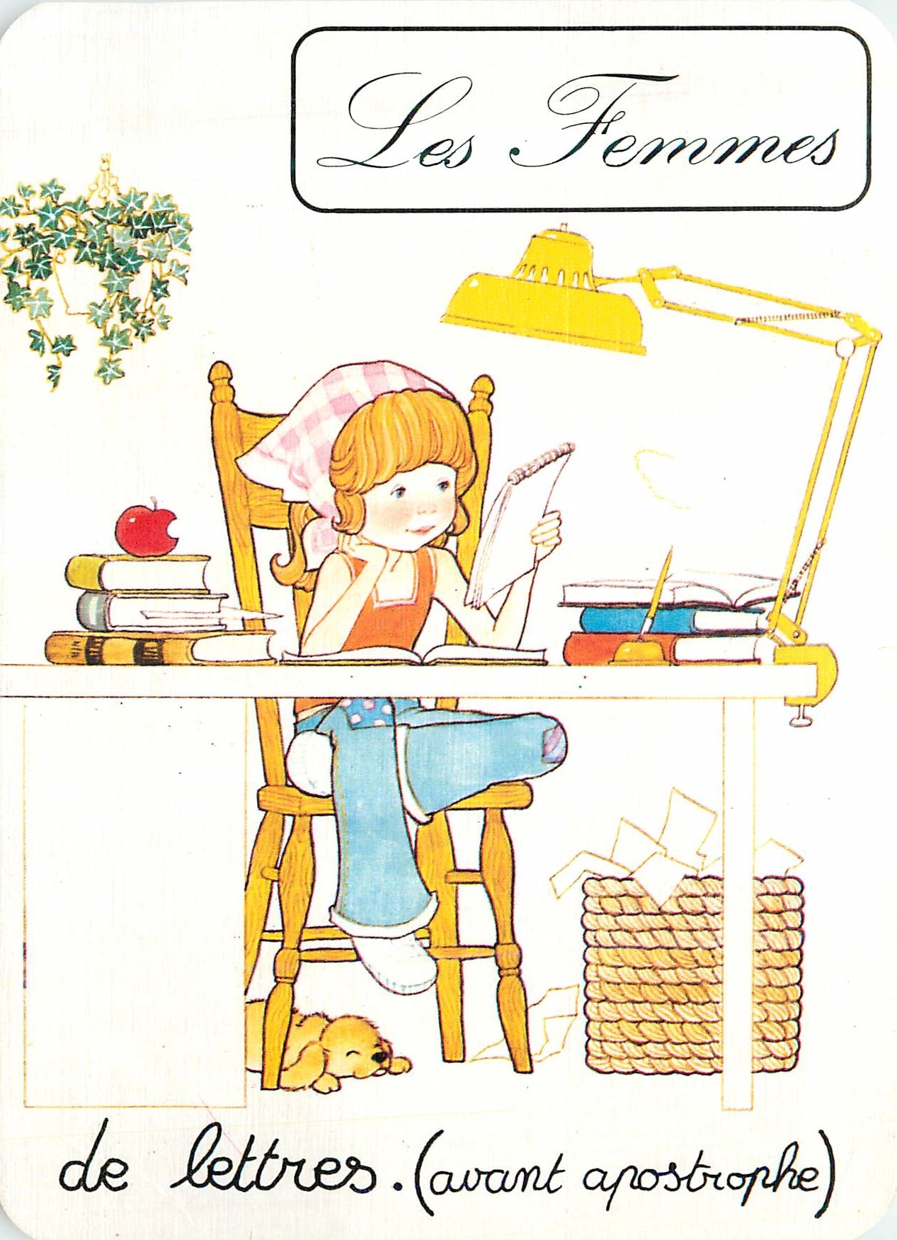 CPM Les Femmes de Lettres (avant apostrophe)