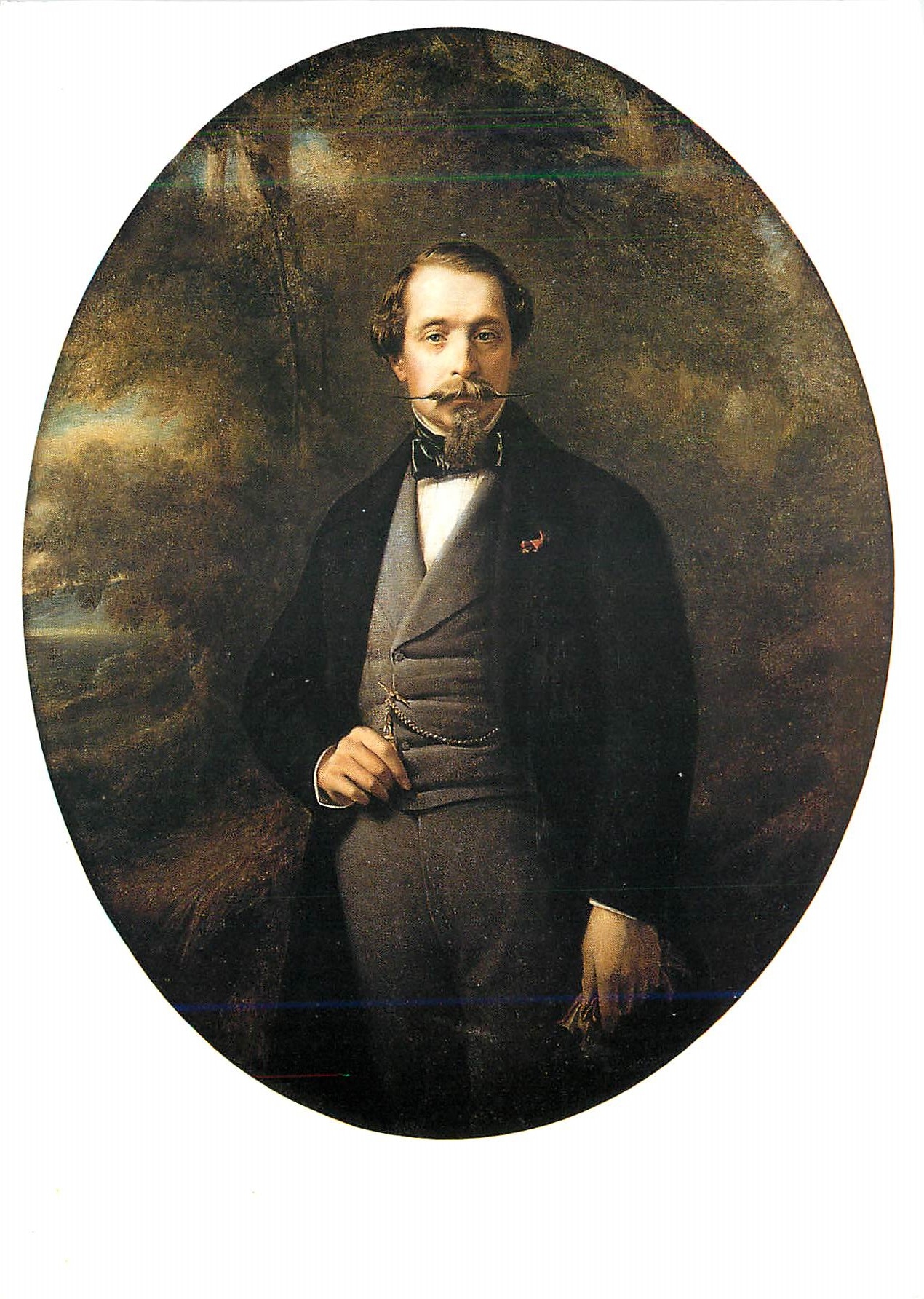 CPM Franz Xaver Winterhalter Napoleon III Huile sur Toile