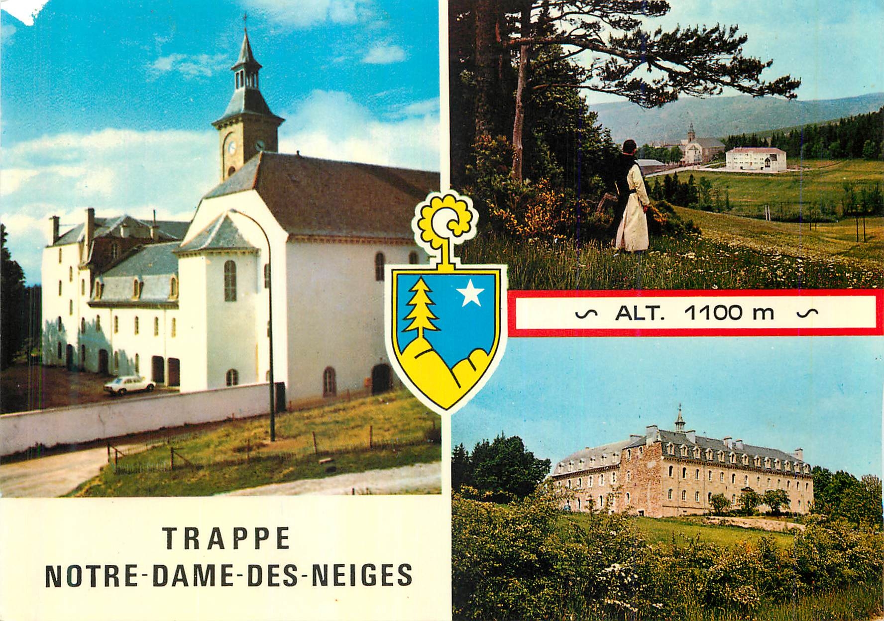 CPM Trappe Notre Dame des Neiges alt 1100 m