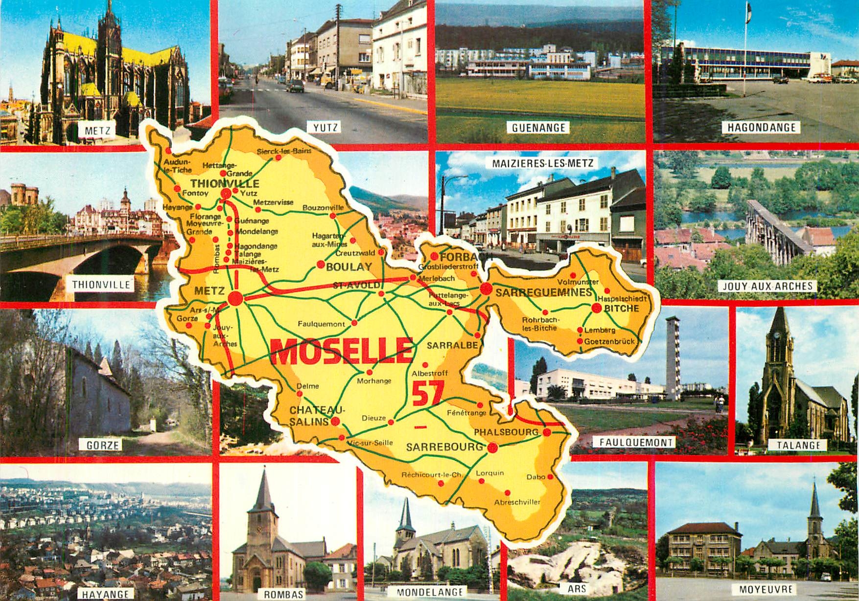 CPM Moselle Metz Yutz Guenange Hagondange Thionville Jouy aux Arches Gorze Faulquemont Talange