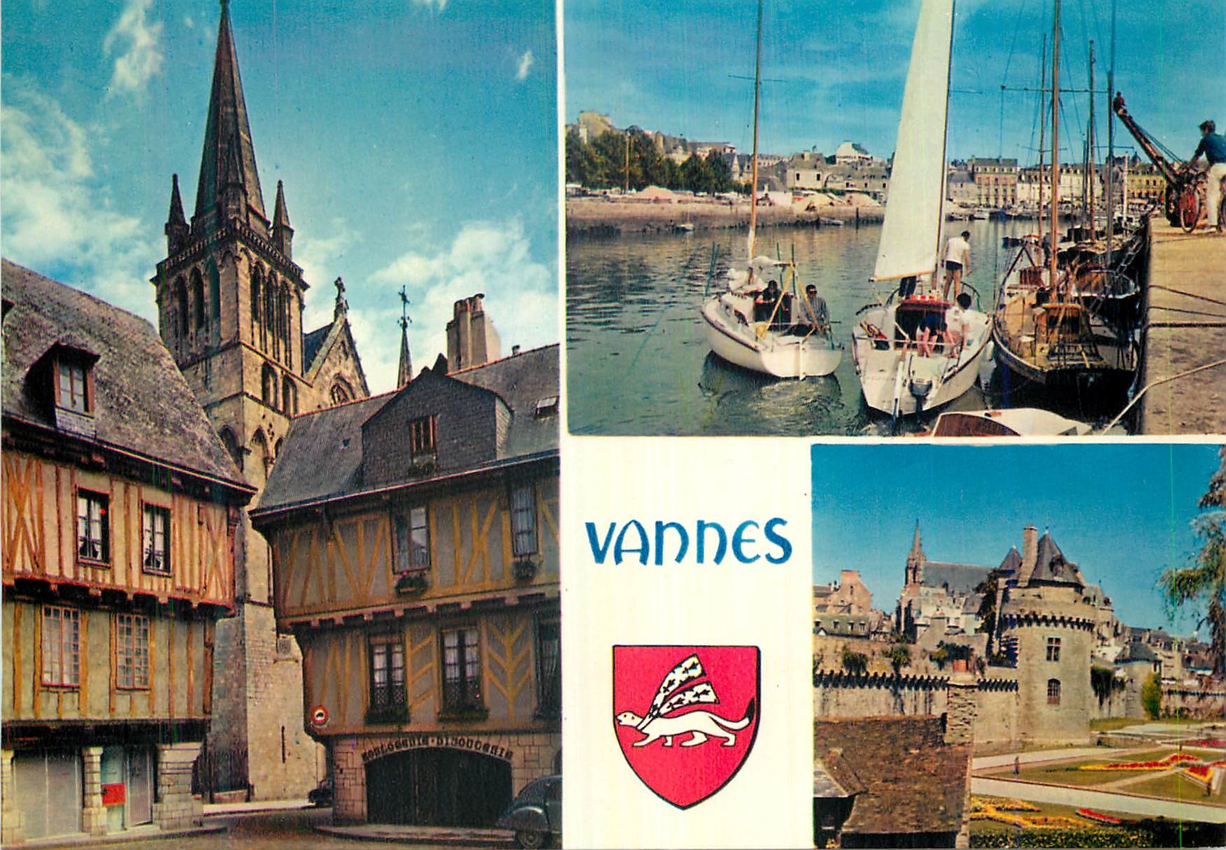 Vannes — Vieux quartiers, les remparts et le port — Éditions d'Art JOS