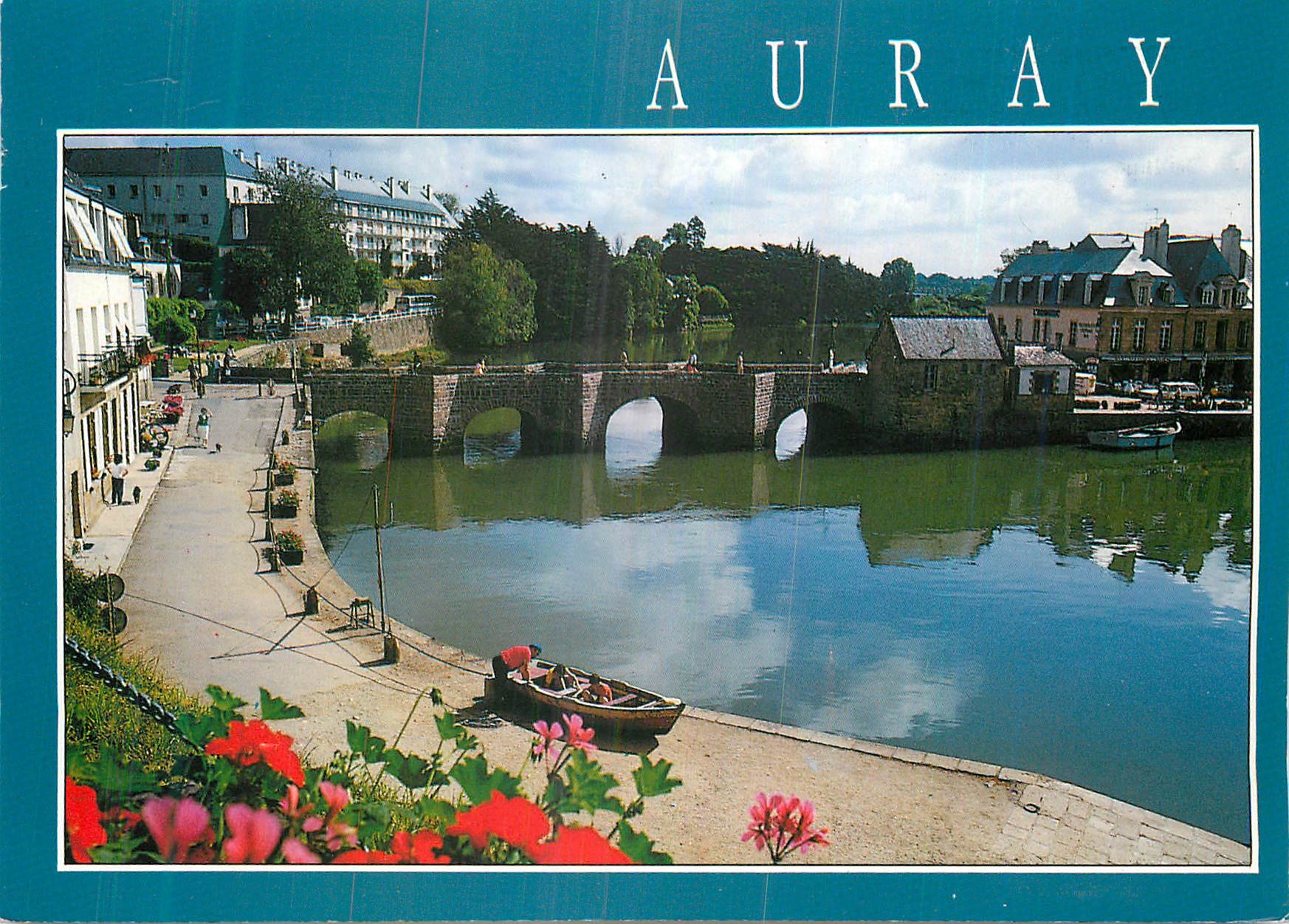 CPM Auray (Morbihan) La Bretagne en Couleurs Le Pont de St Goustan