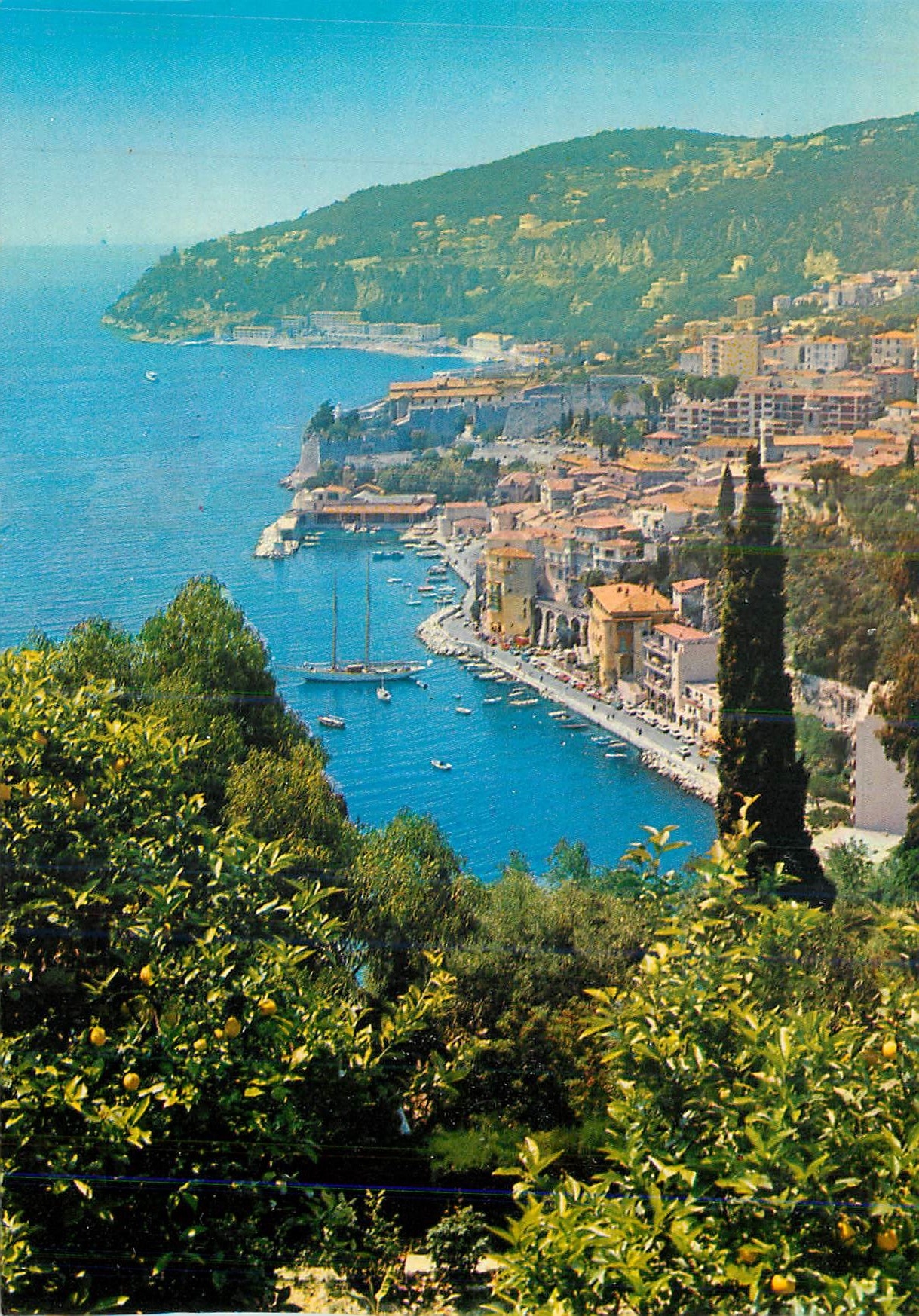 CPM Villefranche sur Mer Cote d'Azur Vue Generale