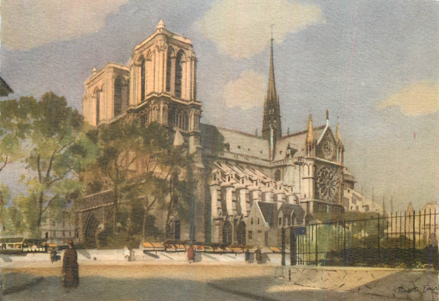 CPM Heures Calmes de Paris Notre Dame Collection de Luxe