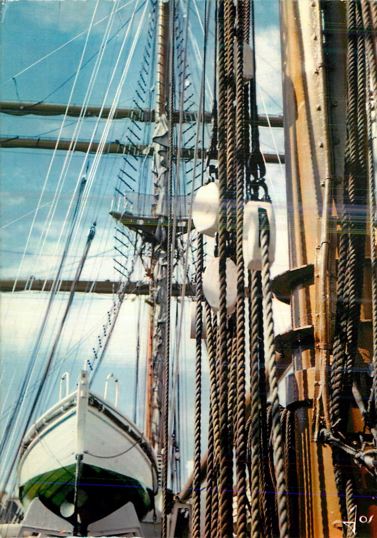 CPM La Bretagne en Couleurs Mature de Grand Voilier Bateaux