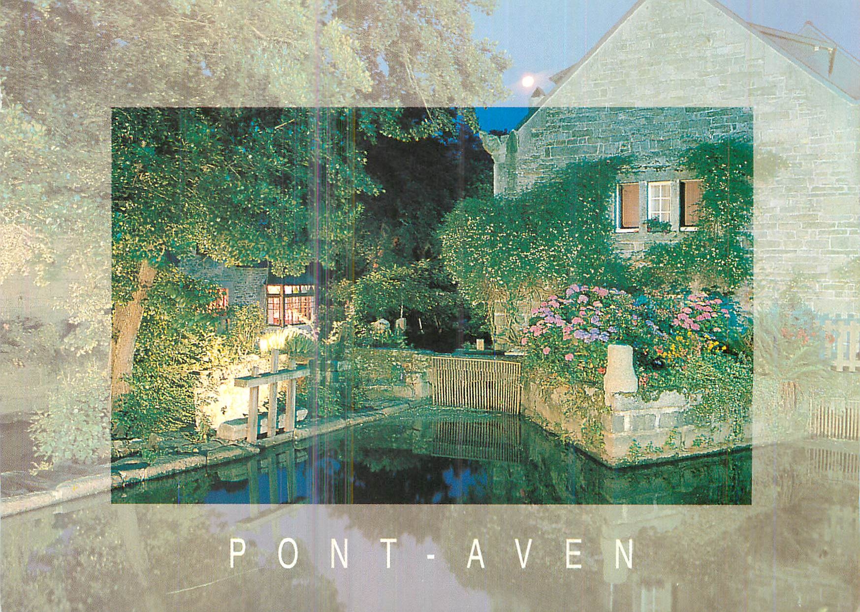 CPM Pont Aven La Bretagne Pittoresque Sur les rives Boisees de l'Aven