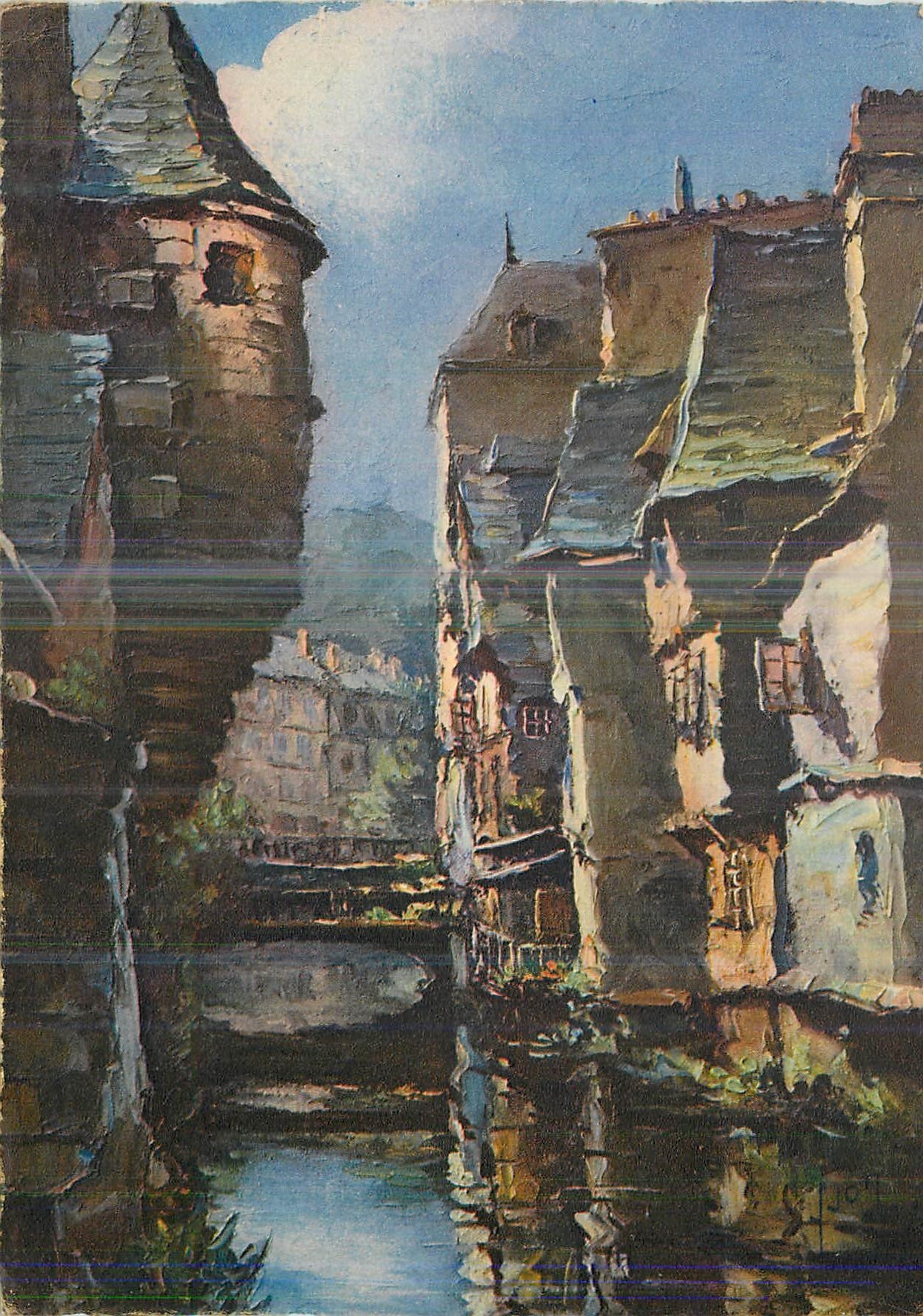 CPM Ouimper (Finistere) Vieilles Maisons sur le Steir