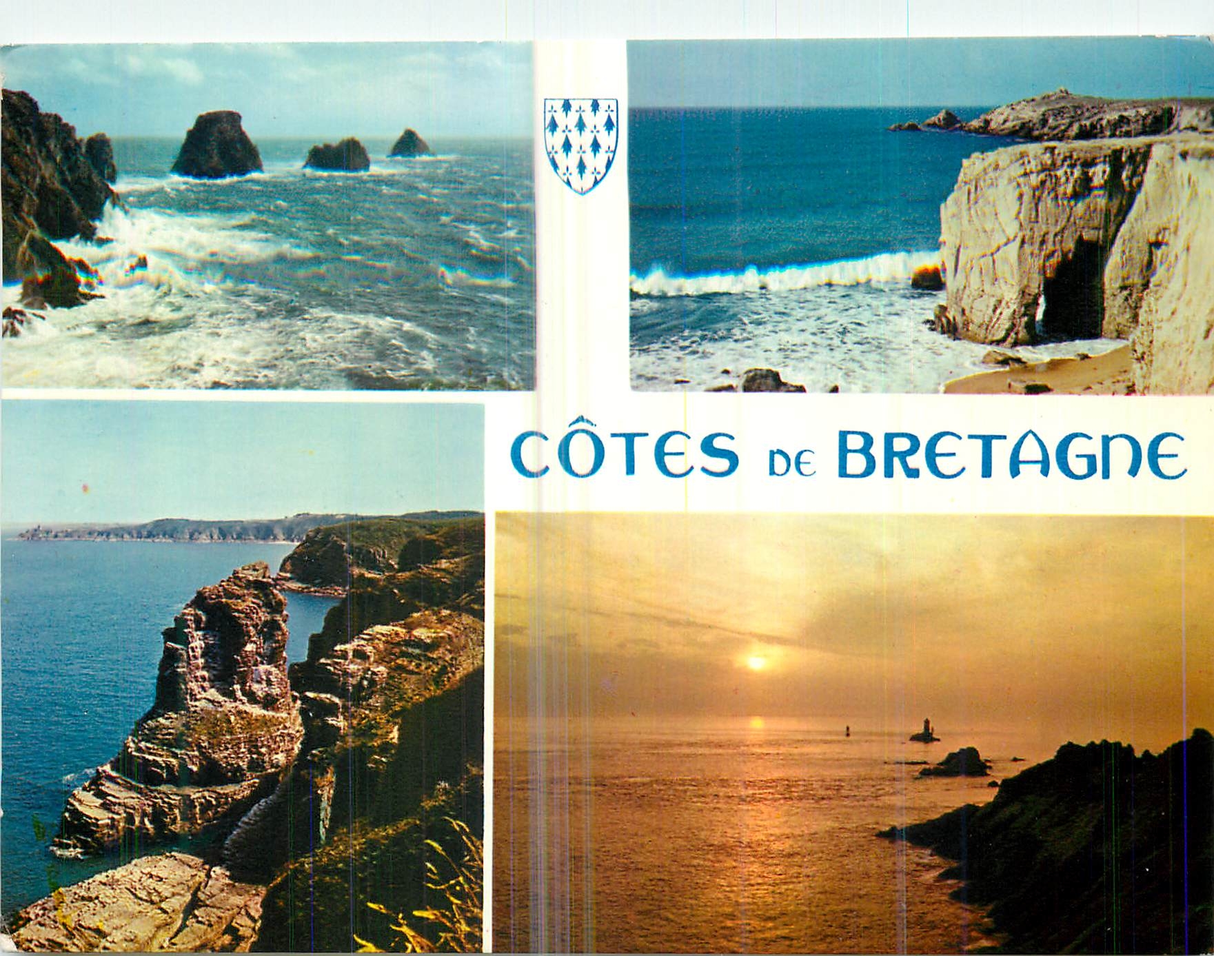 CPM Presqu'Ile de Quiberon Cotes de Bretagne Les Tas de Pois La 