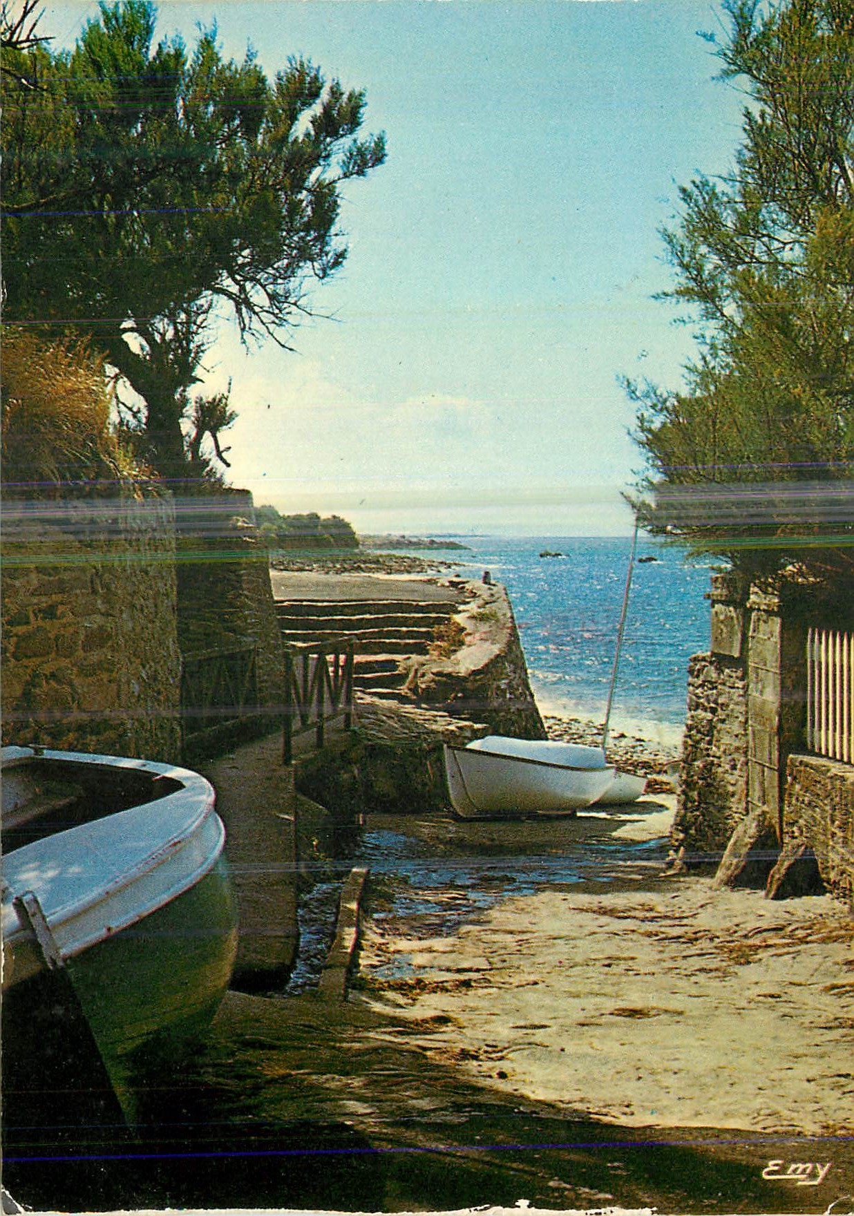 CPM Bretteville en Saire (Manche) La Ruelle du Petit Port Saint Germain