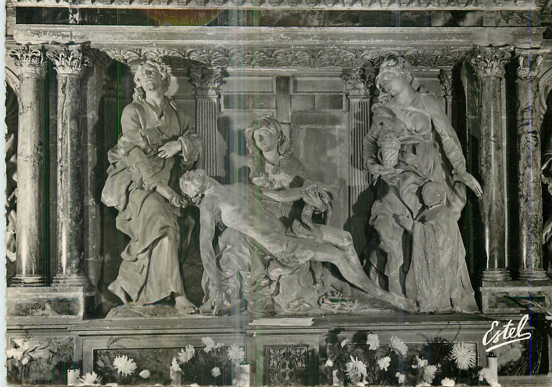 CPM La Cathedrale de Reims (XIIIe Siecle) Retablie de la Chapelle du Rosaire