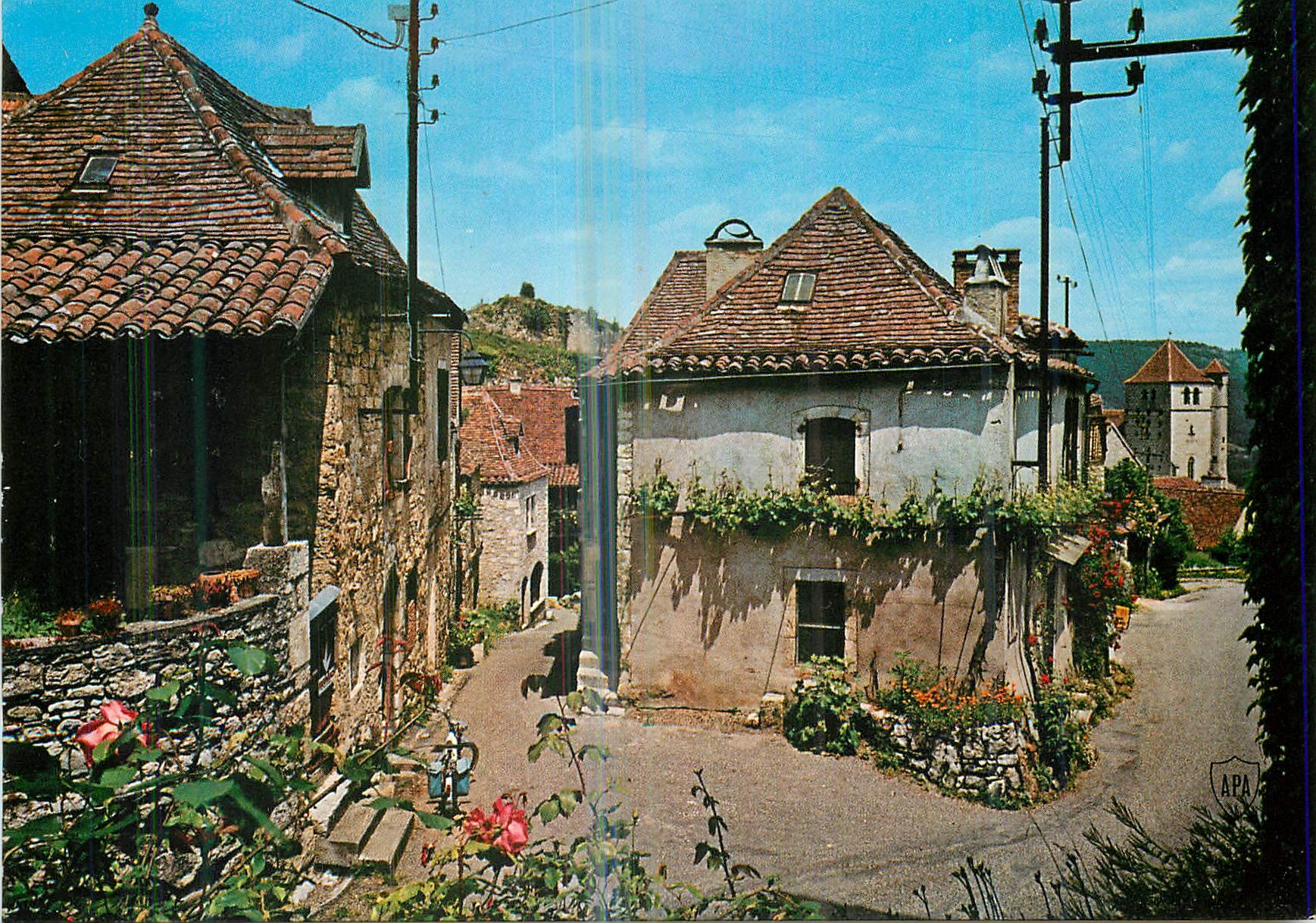 CPM Saint Cirq Lapopie (Lot) En Parcourant Le Lot Pittoresque Ier Village de France