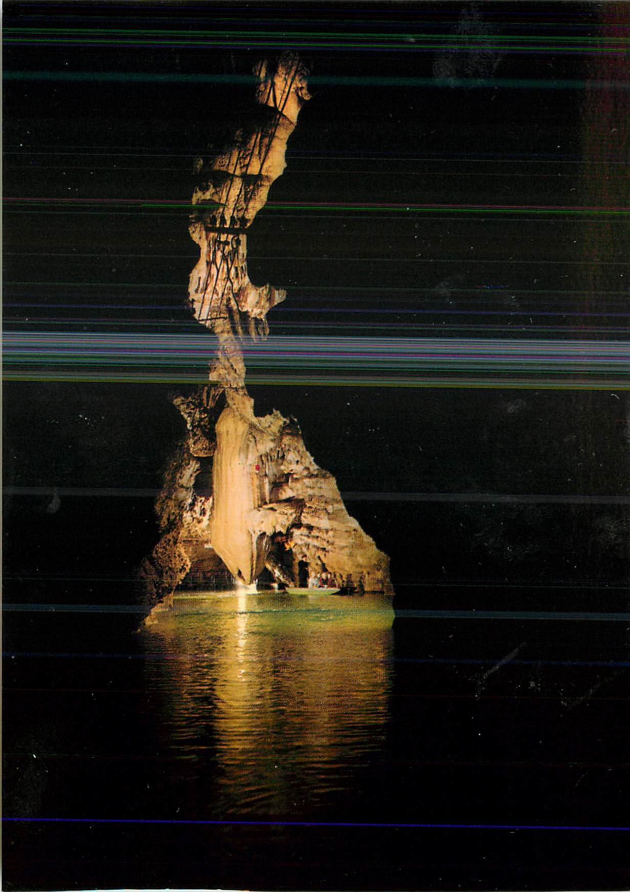 Gouffre de Padirac — Lac de la Pluie, von der flachen Flussseite gesehen — Éditions C. Taillefer