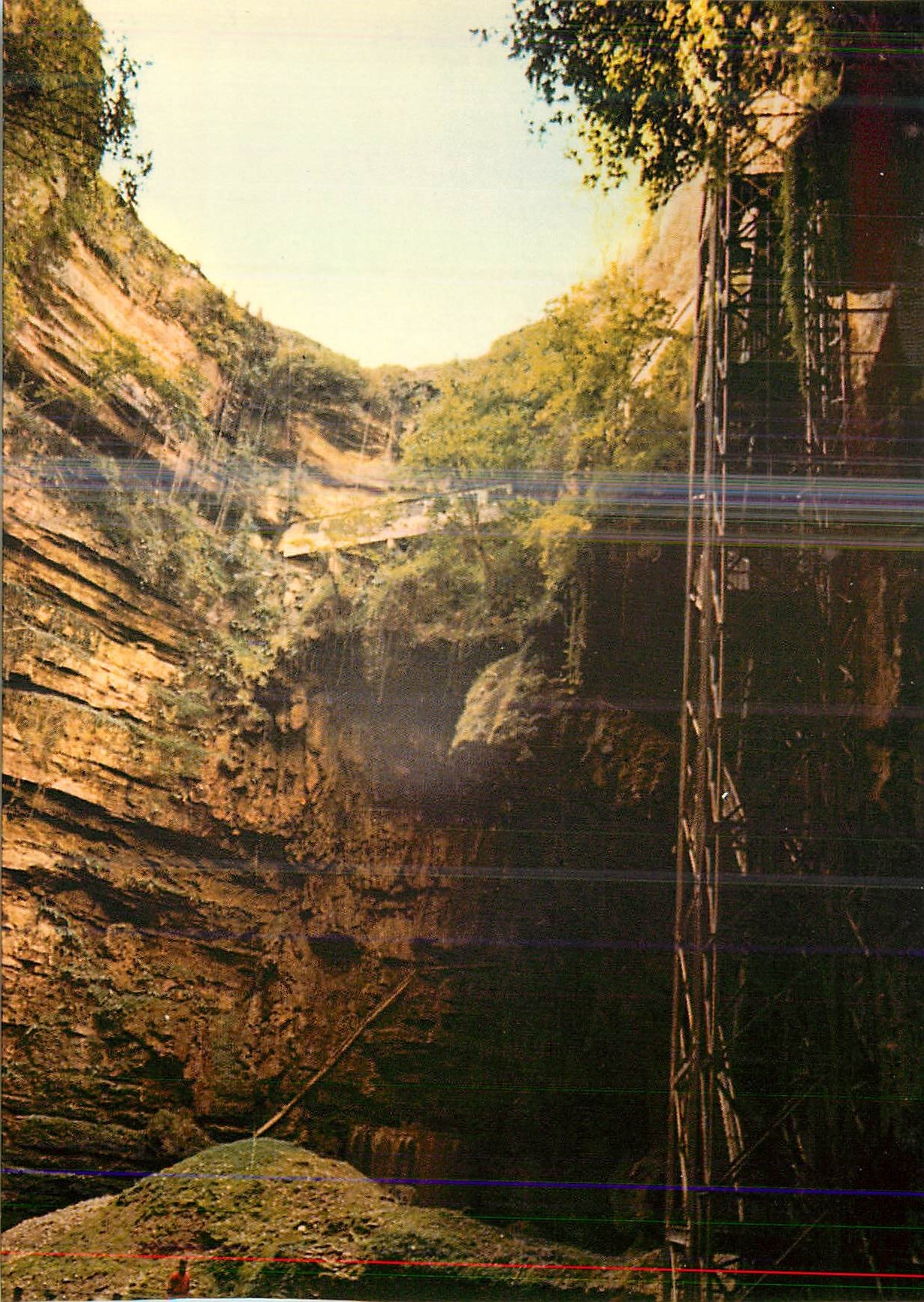 Gouffre de Padirac — Ansicht von unten — Éditions C. Taillefer