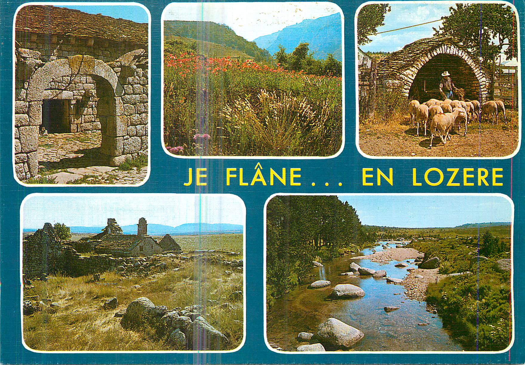 CPM Je Flane en Lozere Divers aspects de la Region