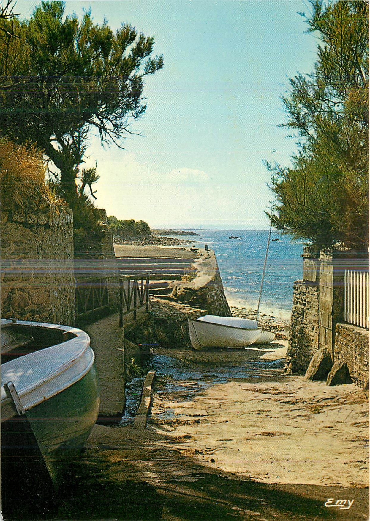 Bretteville-en-Saire — La ruelle du petit port Saint-Germain — Éditions Normandes LE GOUDEY