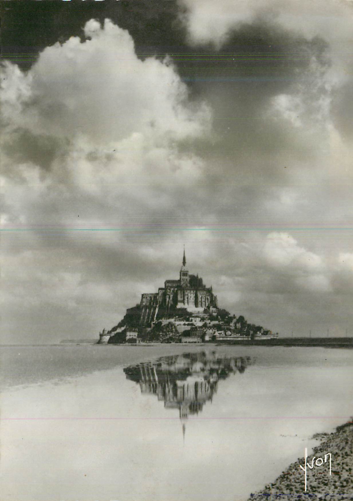 CPM Le Mont Saint Michel (Manche) a Maree haute