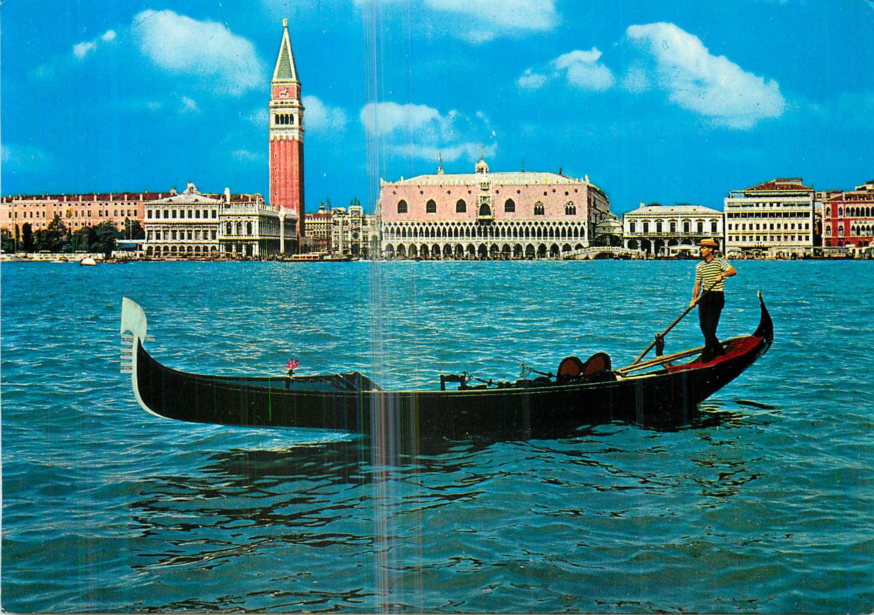 CPM Venezia Panorama avec Gondoles