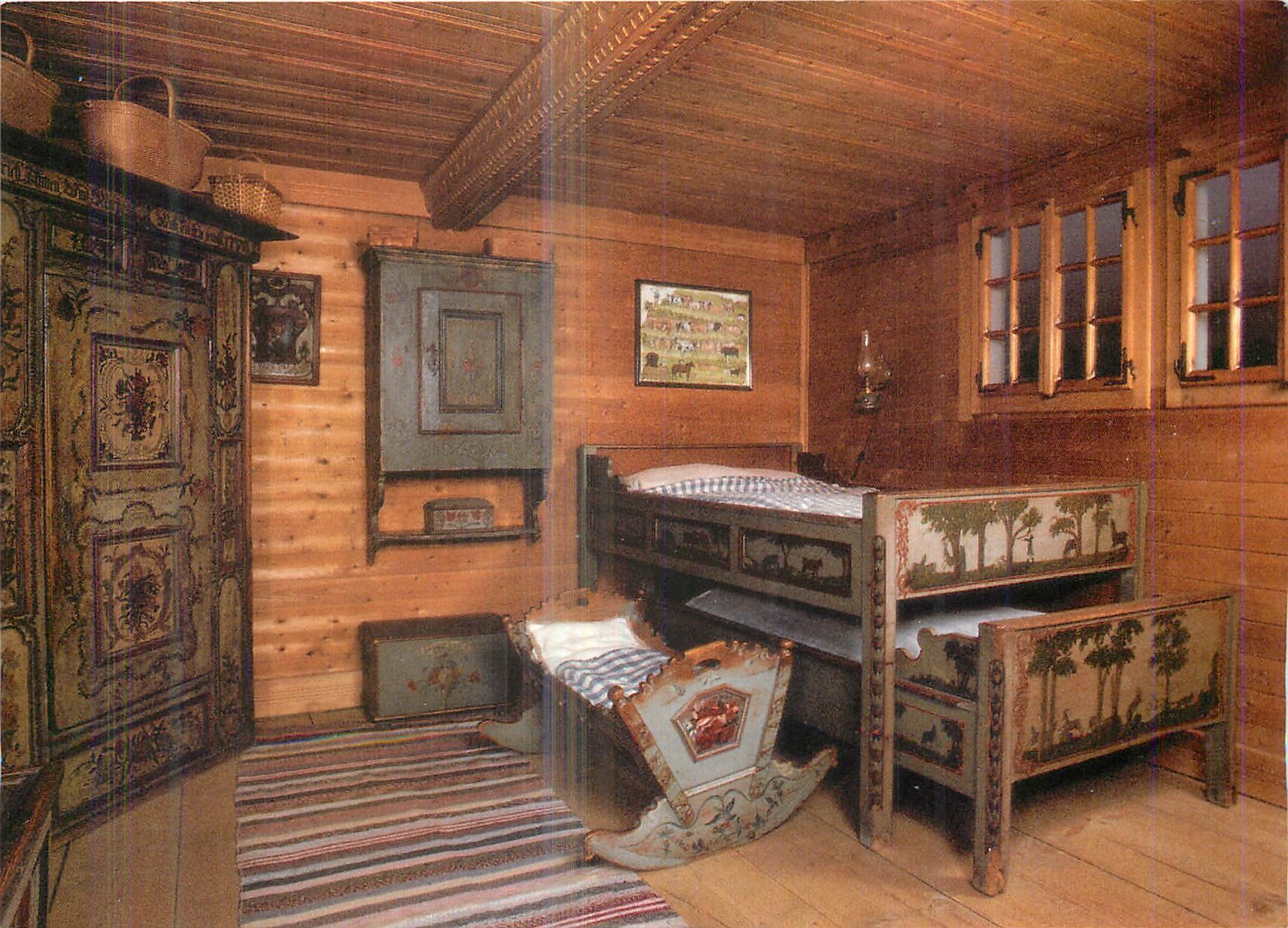 Chambre à coucher 18e s. — Musée du Vieux Pays d'En Haut — CH-1660 Château-d'Œx