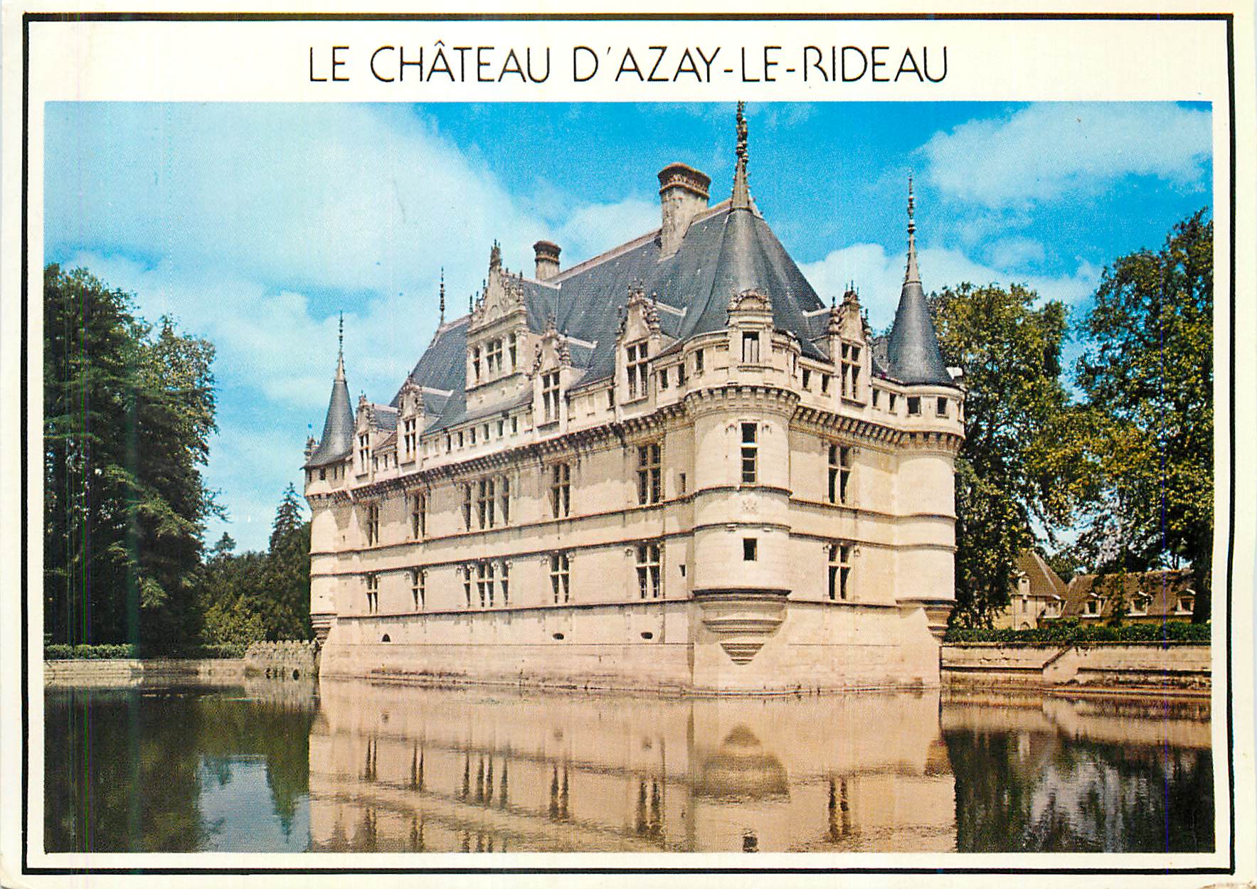CPM Azay le Rideau (I et L) le Chateau (XVIe s) les Chateaux de la Loire Facade Sud Est