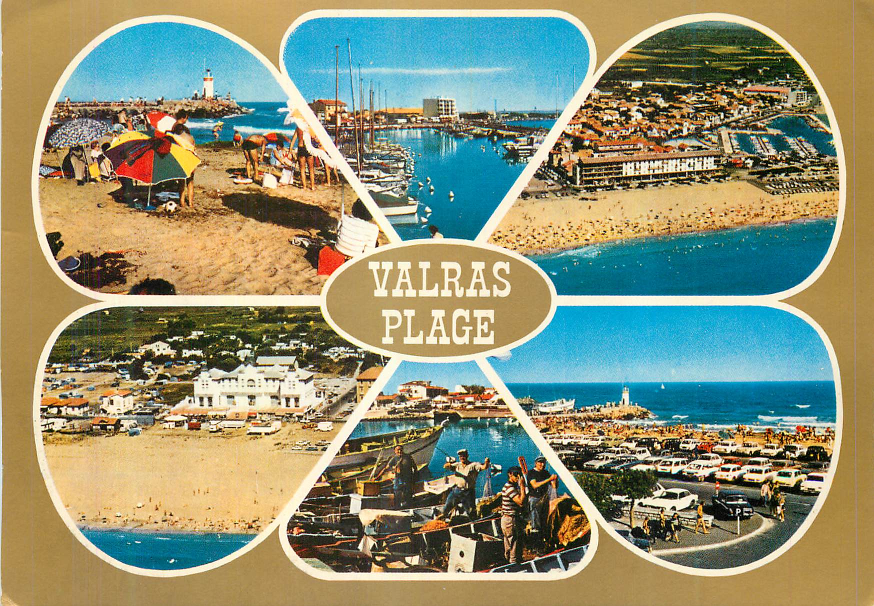 CPM Valras Plage (Herault) en Parcourant la Cote Mediterraneenne Paradis des Vacances