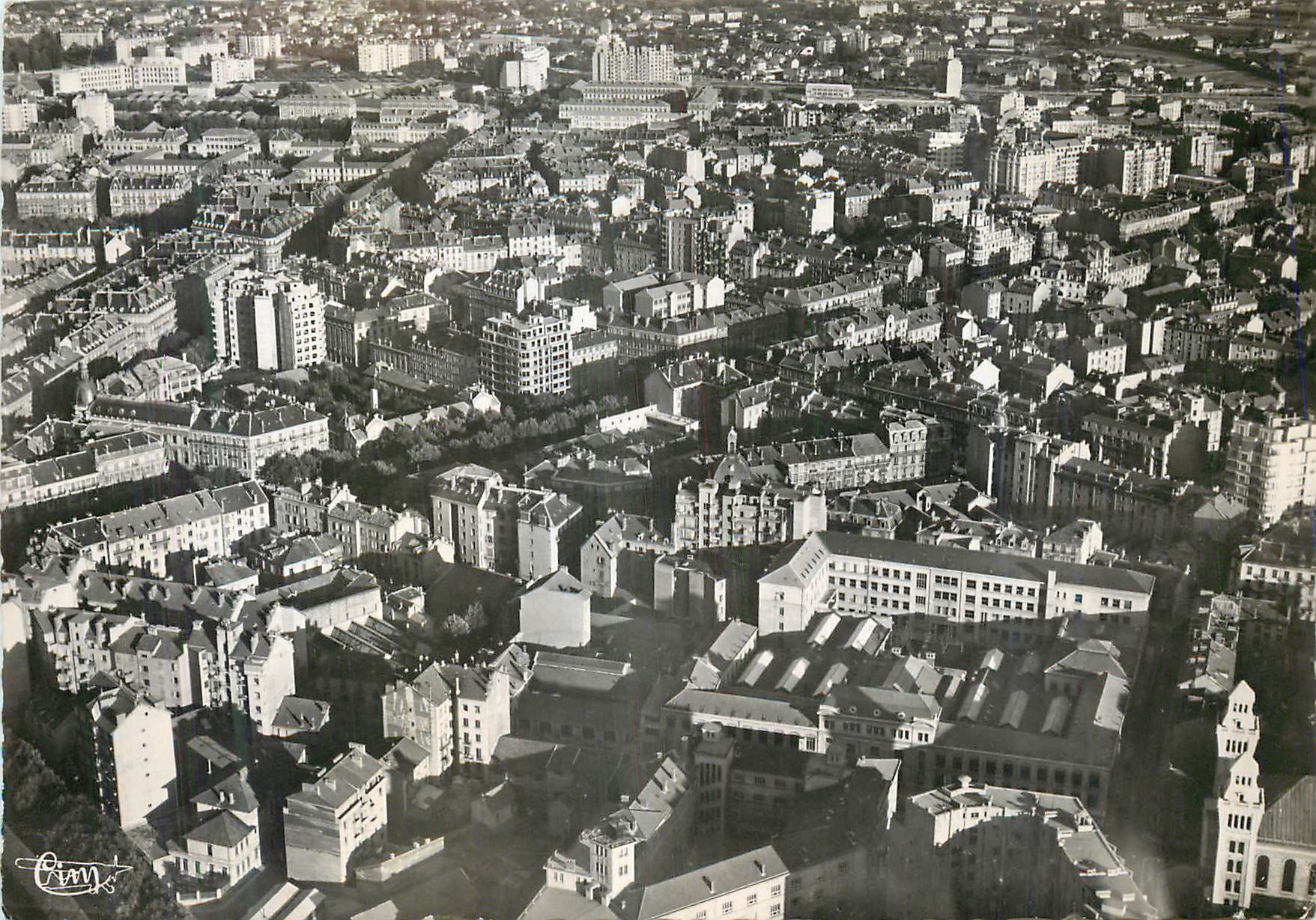 Luftpanorama von Grenoble — Verlag Ray-Delvert, Serie 2A