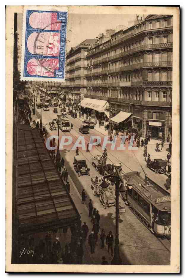 Marseille - La Cannebiere CPA 