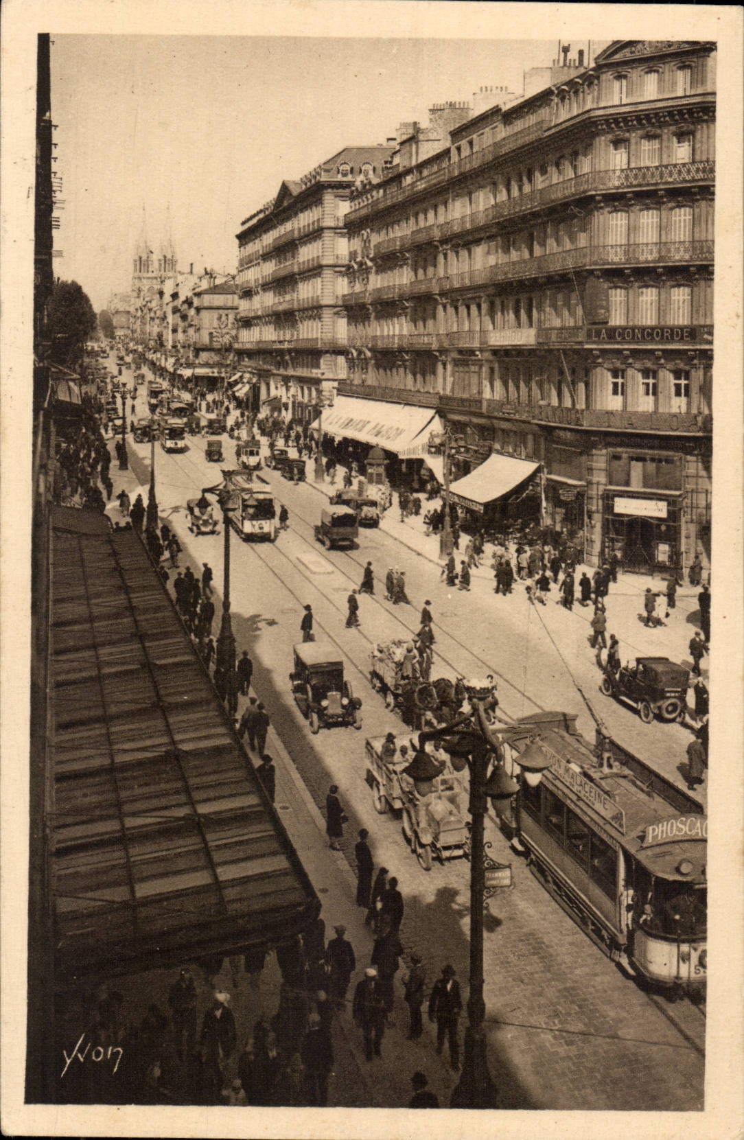 Marseille - La Cannebiere CPA 