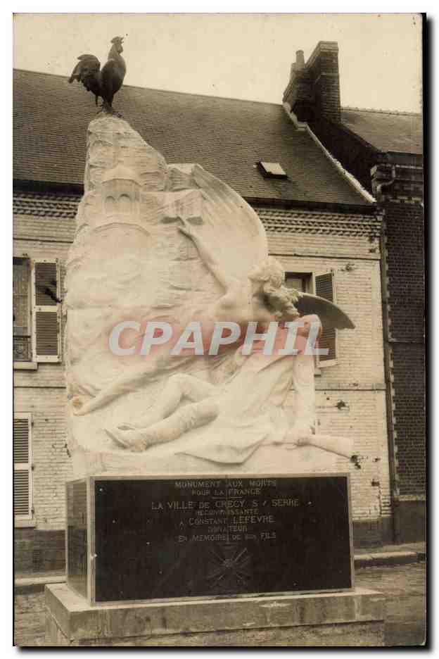 Crecy - Monument aux Morts pour la France CPA 