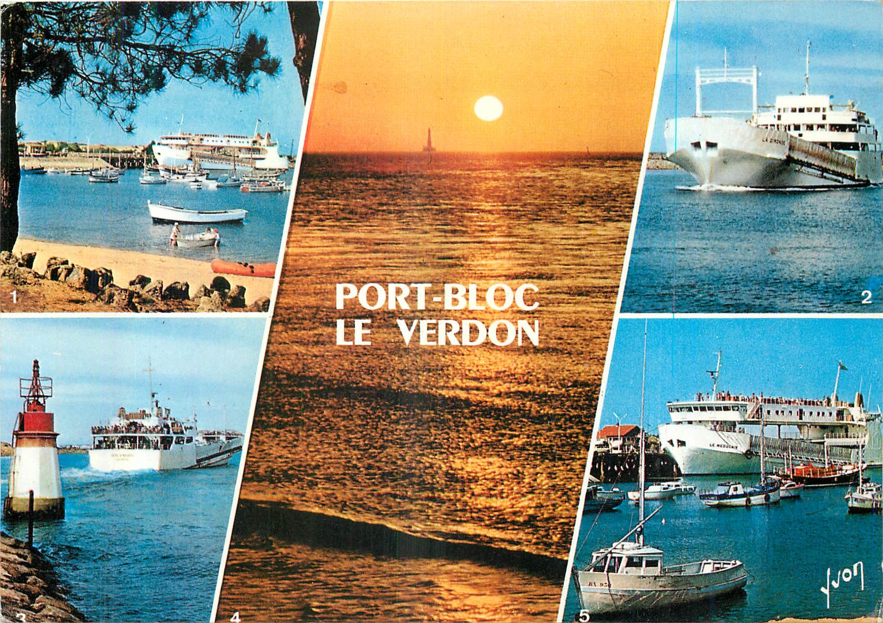 CPM Port bloc Le Verdon La Pointe de Grave Bateaux