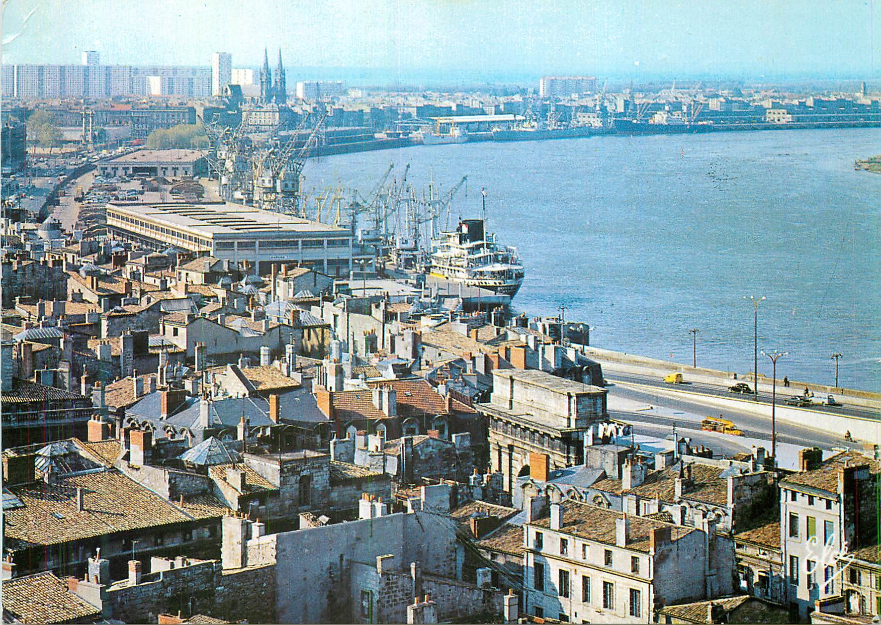 Vue générale de la Rade — Bordeaux (Gironde) — Éditeur L. Chatagneau, n° 3394