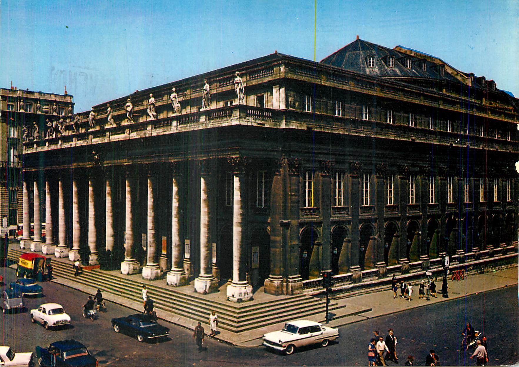 CPM Bordeaux le Grand theatre chef d'oeuvre de Victor Louis construit aux VXIII siecle