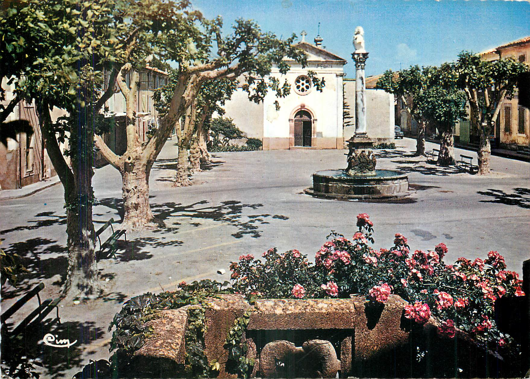 CPM Charleval (B du Rh) Place de l'Eglise