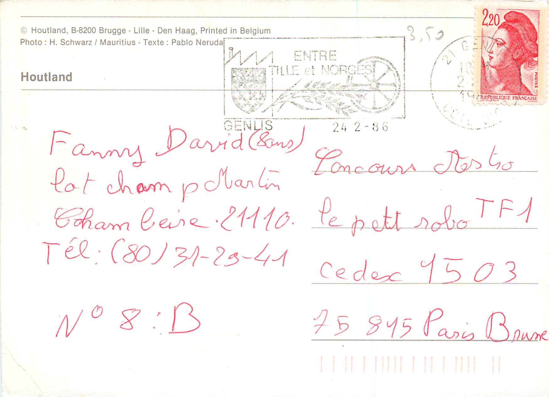 CPM Houtland — Verso