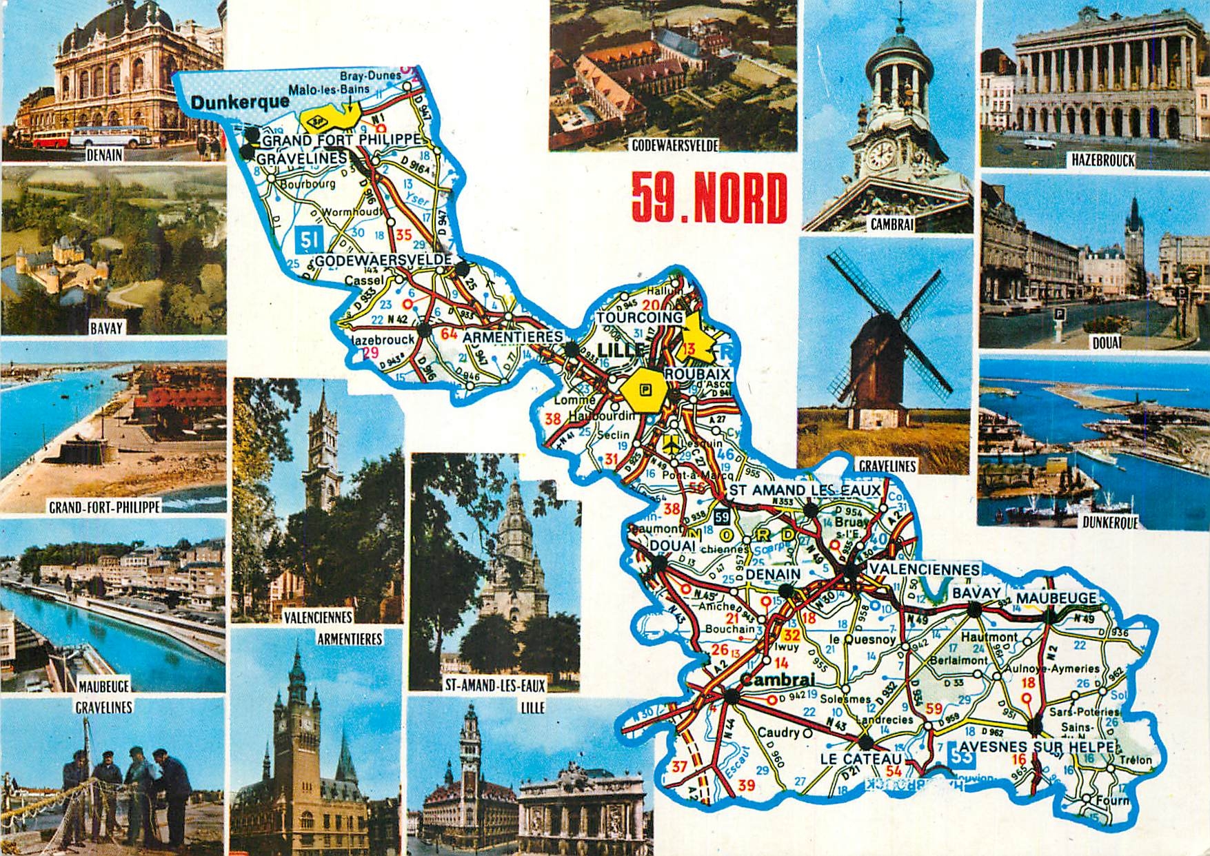 CPM Nord Lille  Denain Hazebrouck Grand Fort Philippe Valenciennes