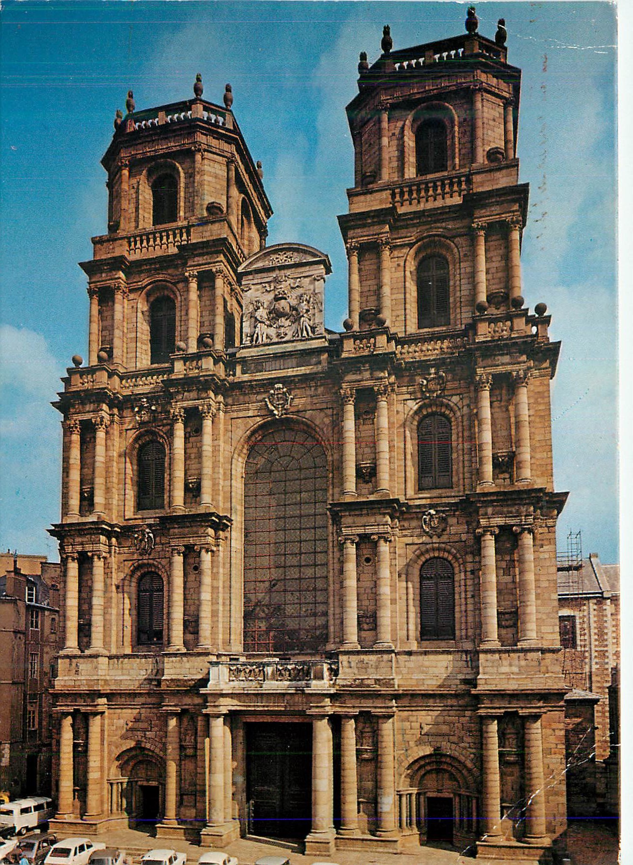 CPM Rennes Cathedrale Saint Pierre La Facade (XVIe XVIIe s)