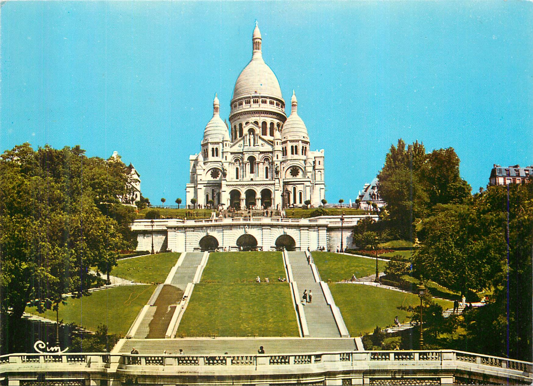 Sacre-Cœur — Paris — éditeur Combiér Imprimeur Mâcon