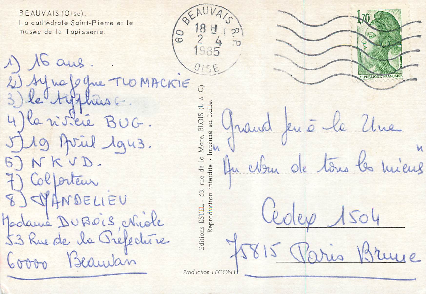 Beauvais (Oise) — Cathédrale Saint-Pierre et musée de la Tapisserie — Éditions Estel — Reverso
