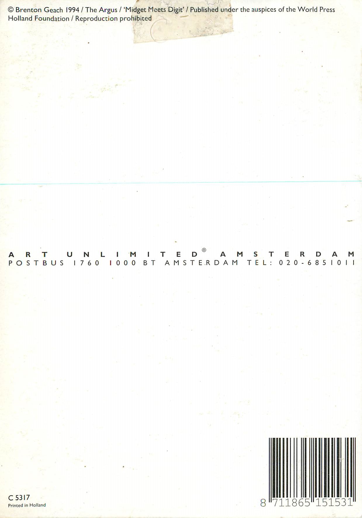 CPM Singes — Rückseite
